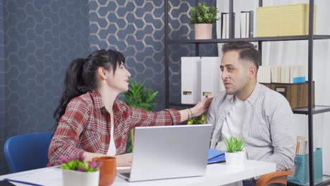 the life coach gives life adaptation training to her patient.