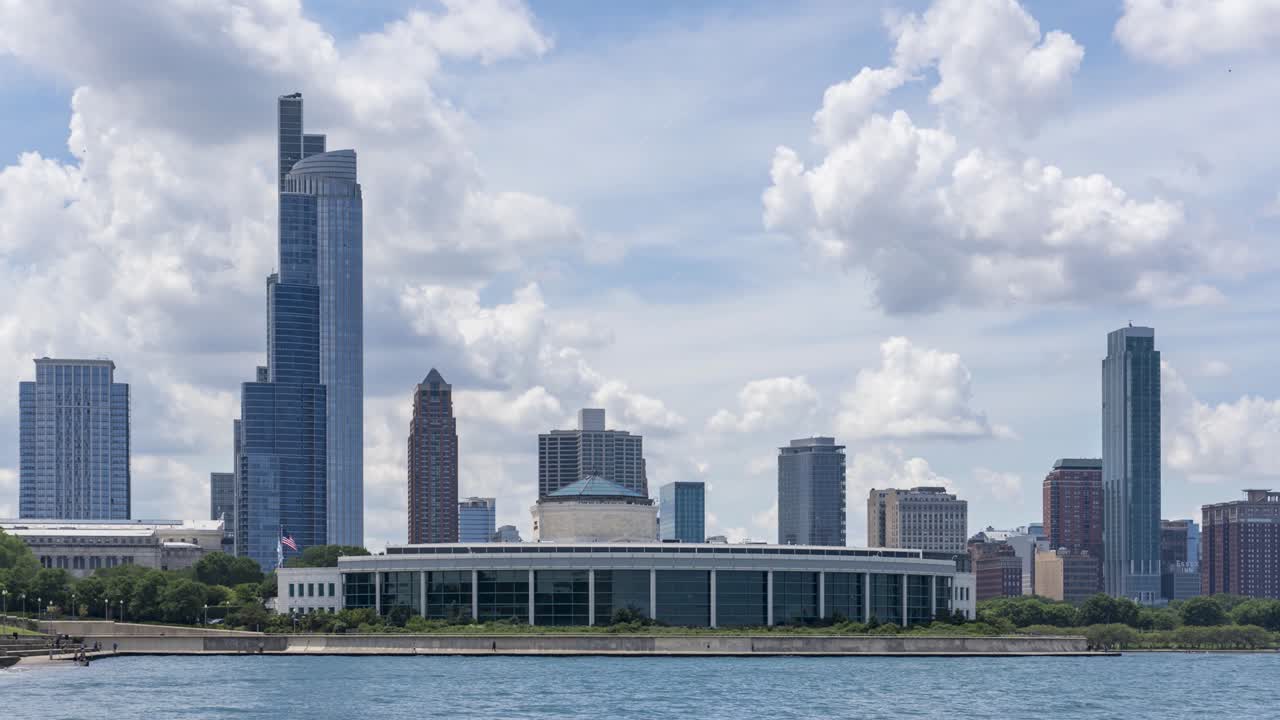 시카고 사우스 루프 시티스케이프 - 타임 스