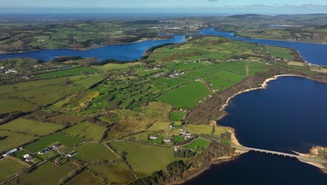 blessington lakes, wicklow, ireland, march 2022