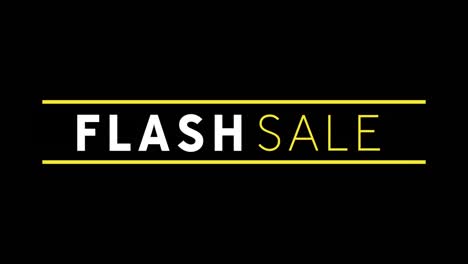 Weißer-Und-Gelber-Flash-Sale-Text-Erscheint-Auf-Einem-Schwarzen-Bildschirm