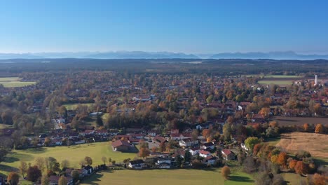 village in mountain range