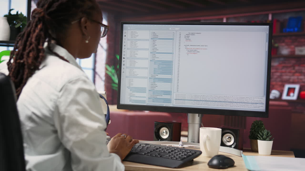 Anxious IT developer concerned by errors popping up while testing code