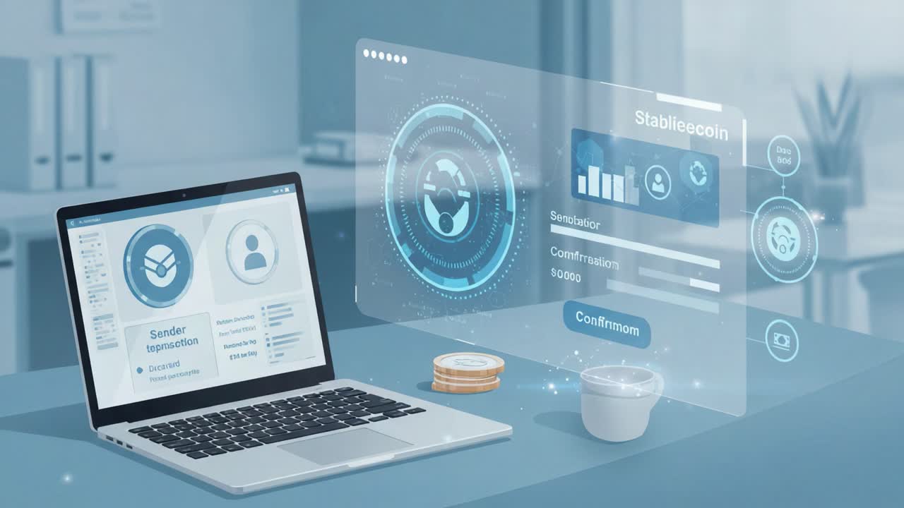 Exploring Digital Finance: A Glimpse into the Use of Stablecoins and Secure Transactions in Modern Online Banking Systems