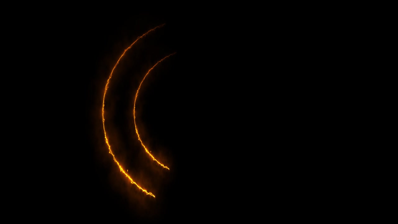 Rotating light energy shining animation motion graphics