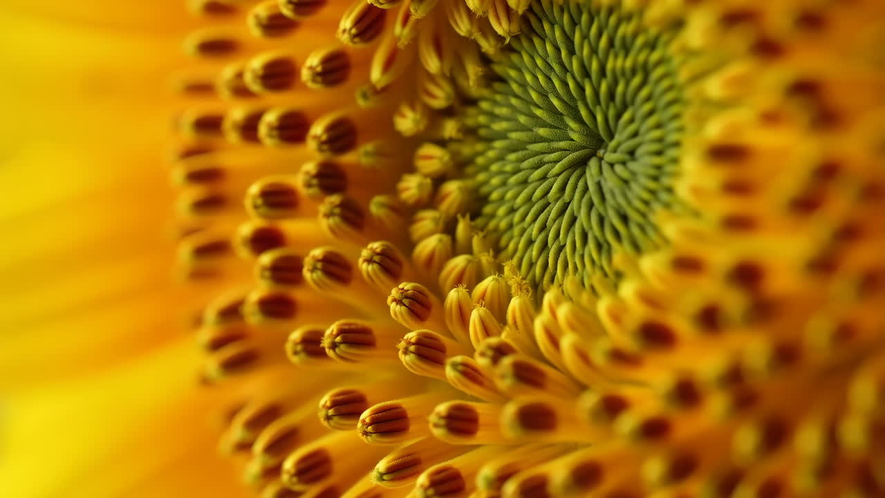 Macro Shot of a Flower's Center