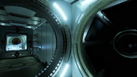 Interior de la nave espacial