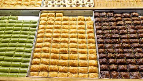 assortment of baklava