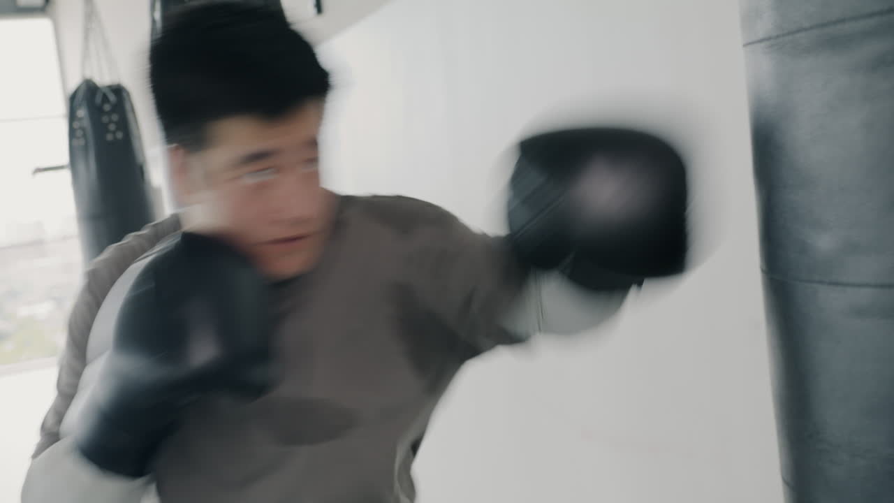 남자 권투 훈련