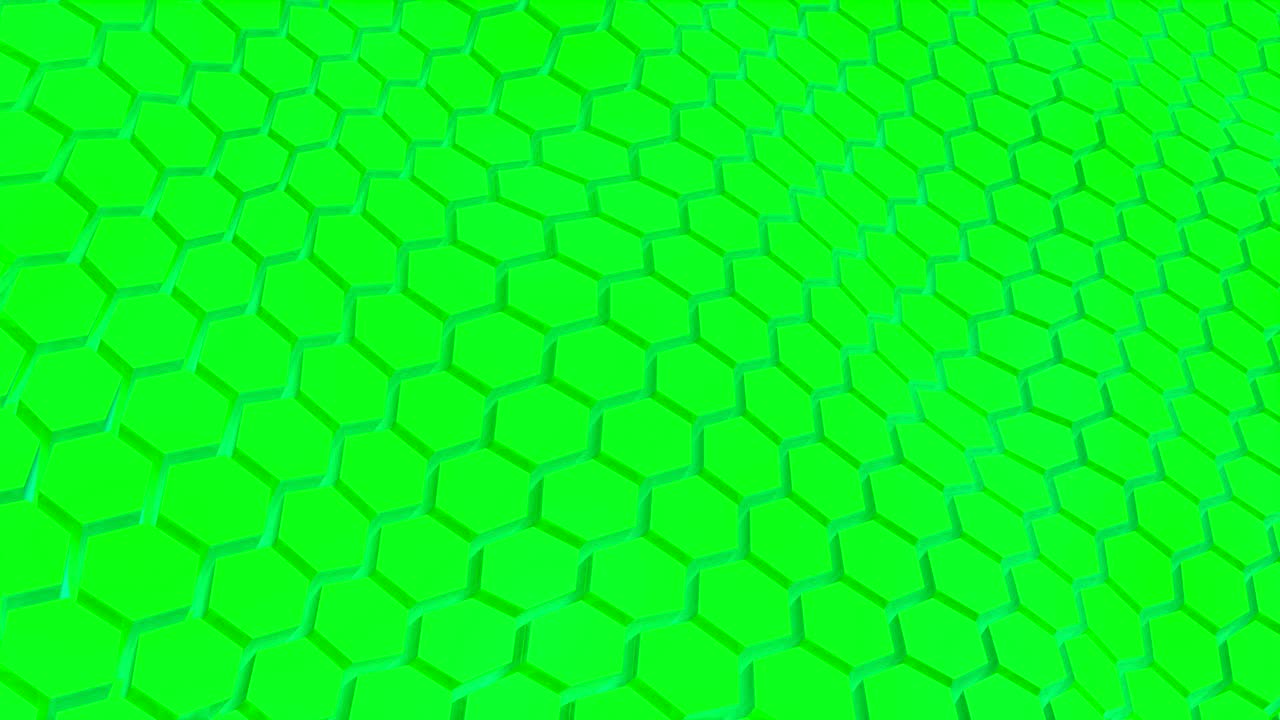 Flowing background in green color