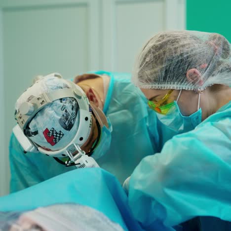 doctors during surgery
