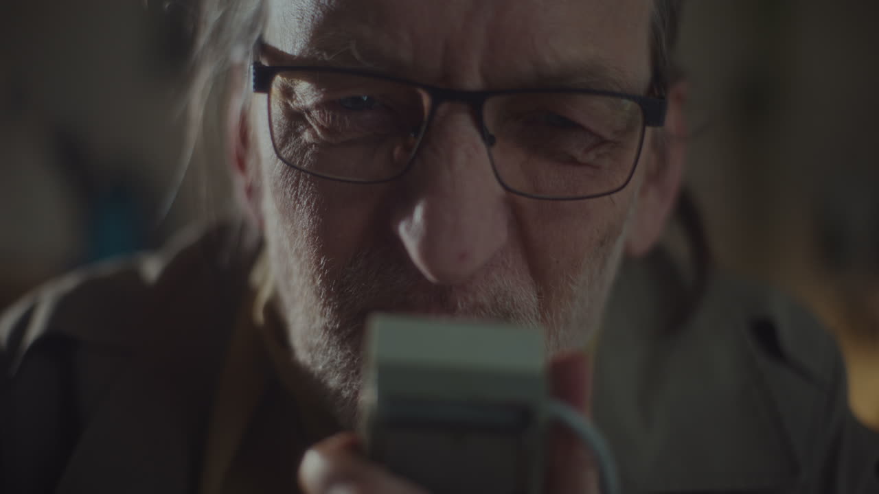 el espía escucha grabaciones discretas.