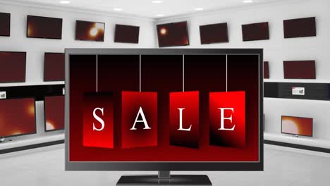 Television-store-on-sale