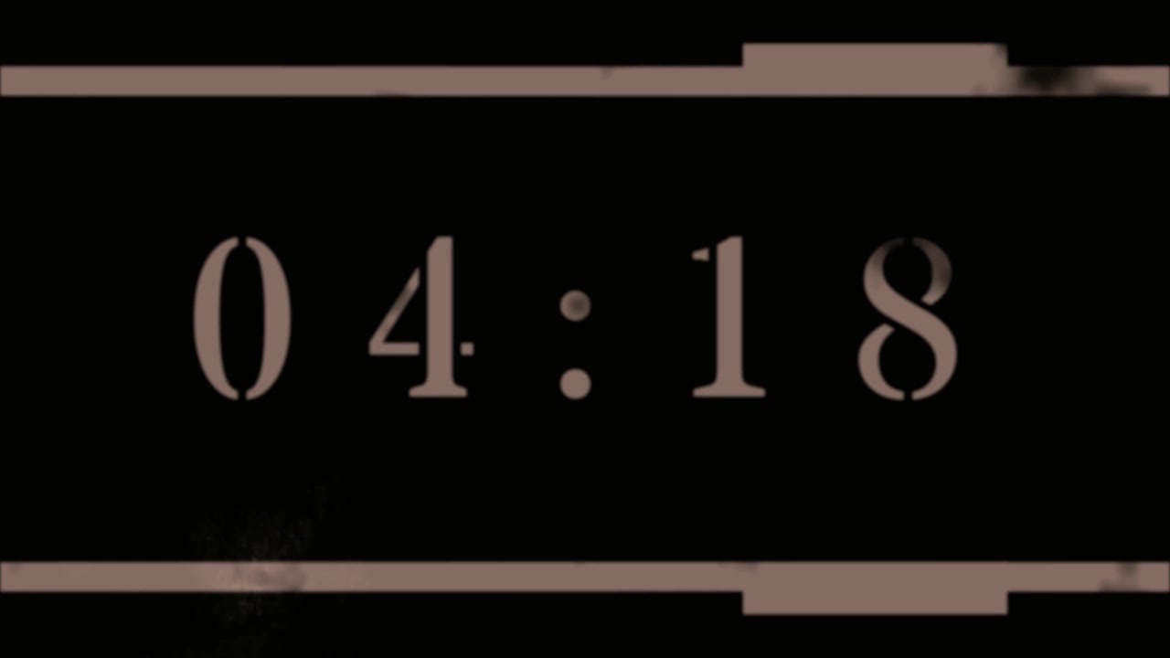 Vintage Film Countdown Leader with Coming Soon Text