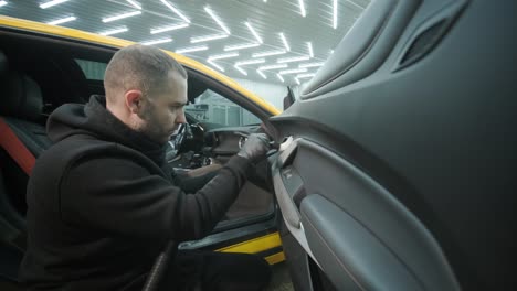 professional car detailing – washing, ceramic coating, and interior cleaning