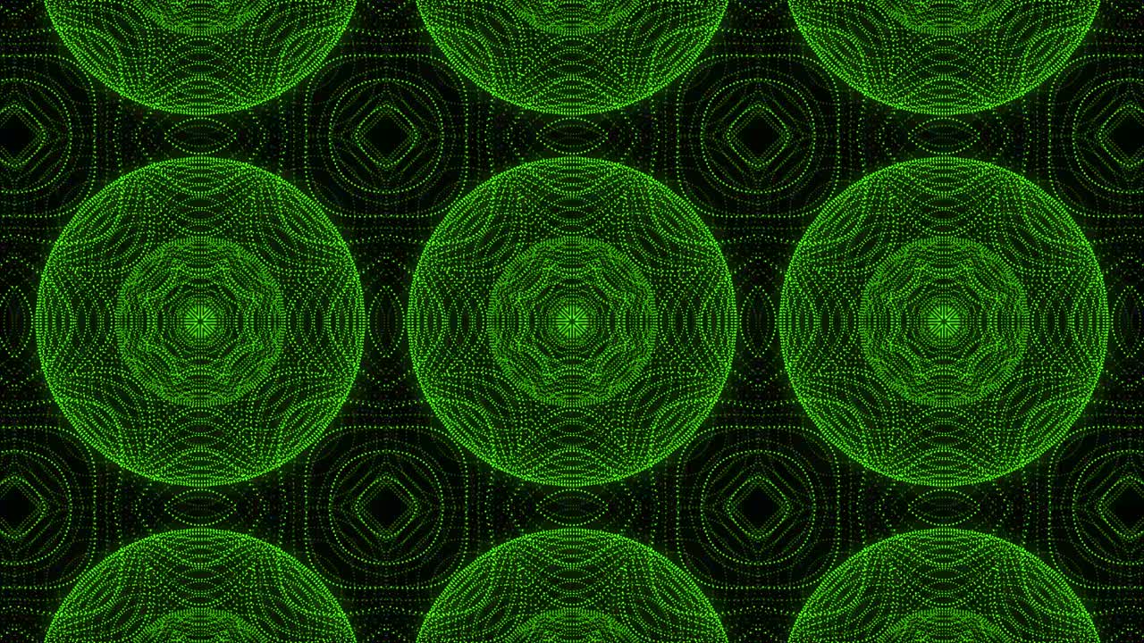 patrón de color verde diseño gótico animación gráficos de movimiento