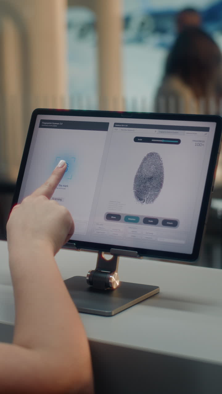 Fingerprint Scanning on Tablet