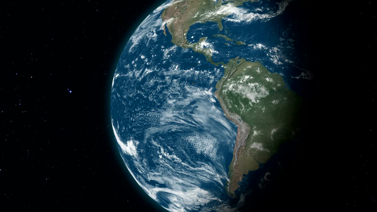 vista de la tierra desde el espacio