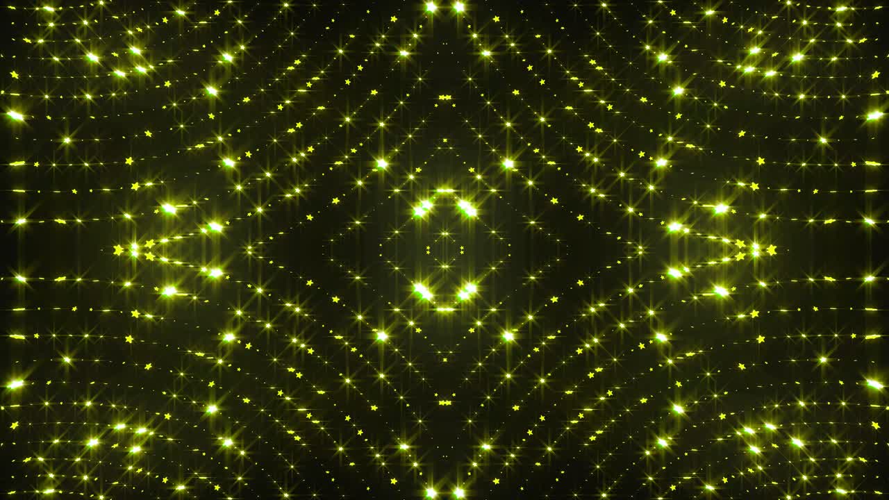 Abstract Gold Star Pattern Background