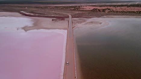 point sinclair road on lake macdonnell near penong in south australia