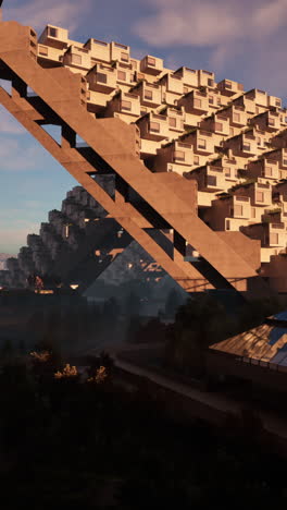 habitat 67: arquitectura brutalista futurista en montreal