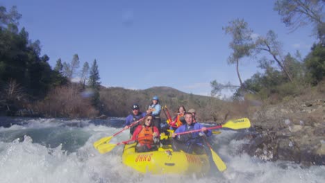 rafters tackle white water rapids