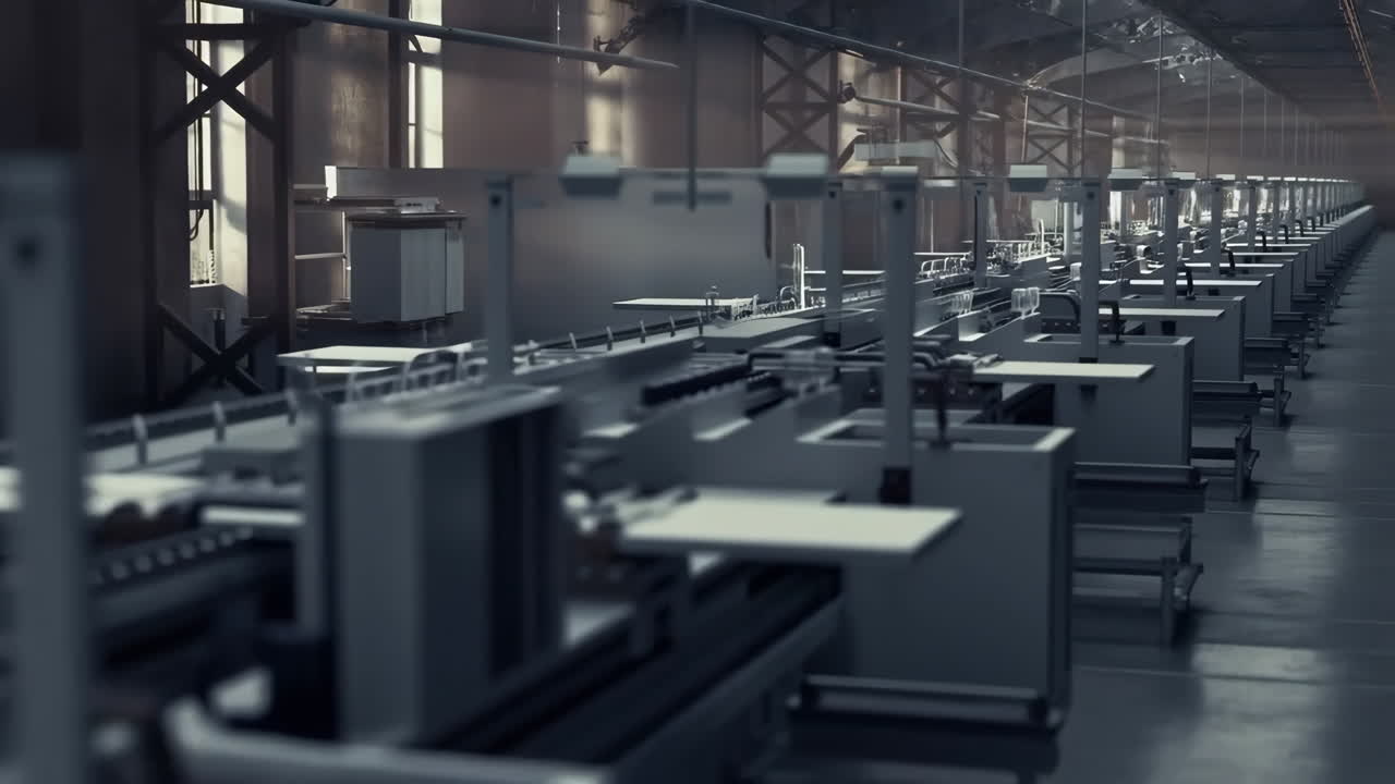 Automated factory production line