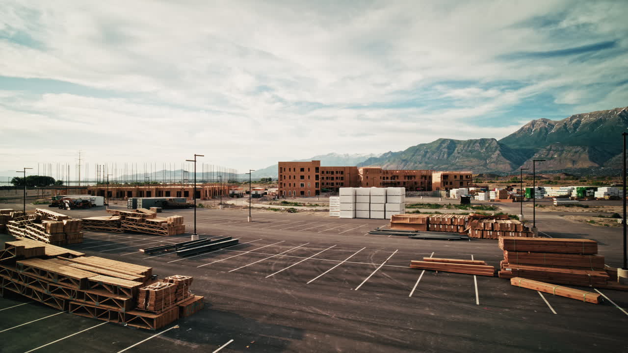 Apartment Building Under Construction