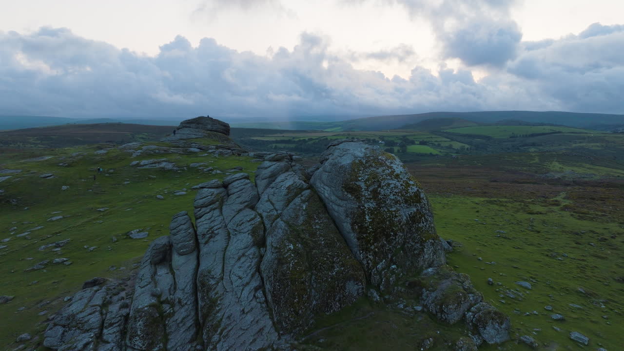 Dartmoor National Park - Dramatic Landscape at Sunset/Sunrise
