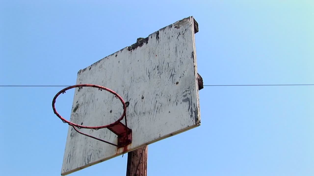 오래된 농구 골대