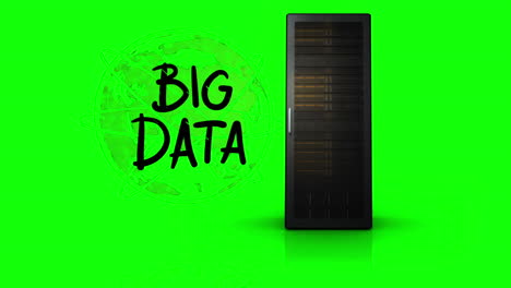 vídeo de la red de grandes datos