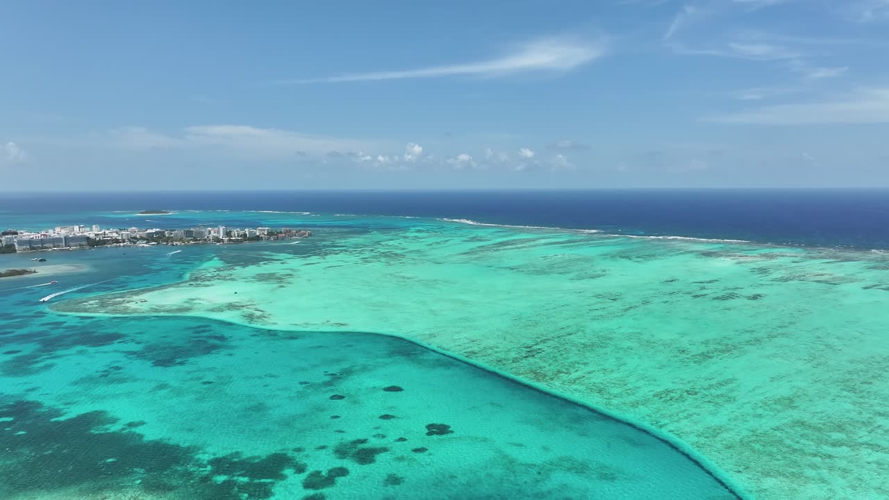 duna submarina en san andrés en la isla caribeña de colombia