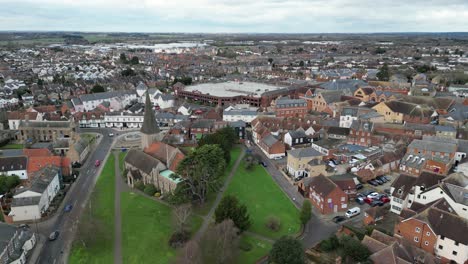 Iglesia-De-San-Miguel-Braintree-Essex-Drone-Vista-Aérea