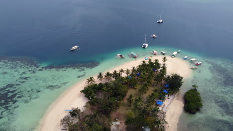 A small beach island in Coron Palawan