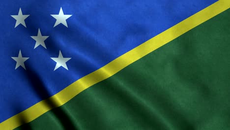 4k seamless loopable flag of solomon islands