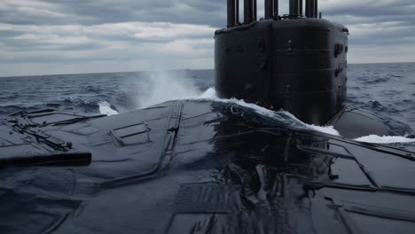 submarine in the ocean