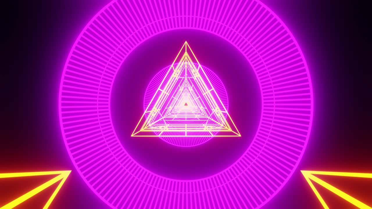 el túnel de ciencia ficción de las estrellas, el túnel de fondo, el bucle vj.