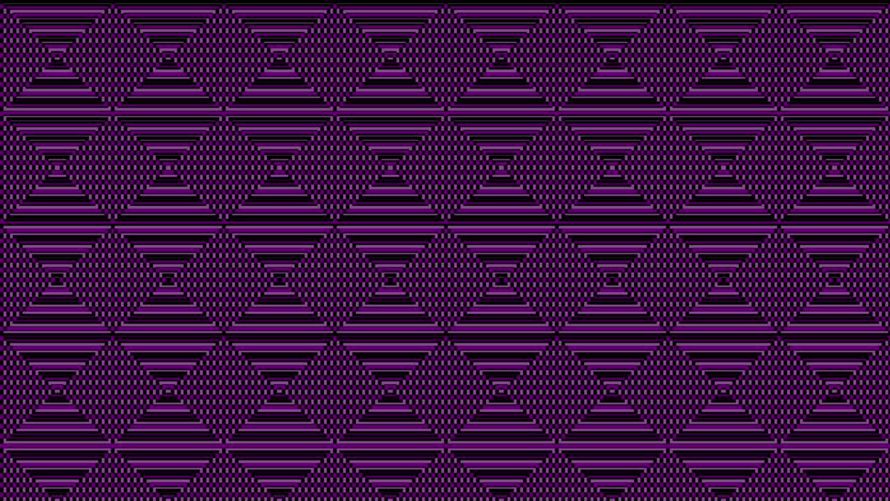 A purple geometrical pattern motion graphic
