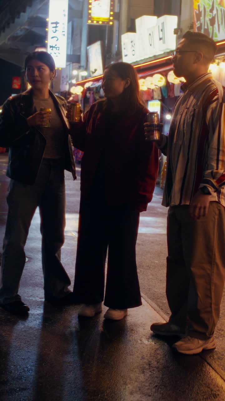 Nightlife in a Japanese City