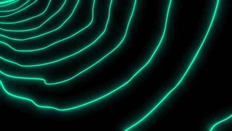 fondo abstracto de túnel de neón verde