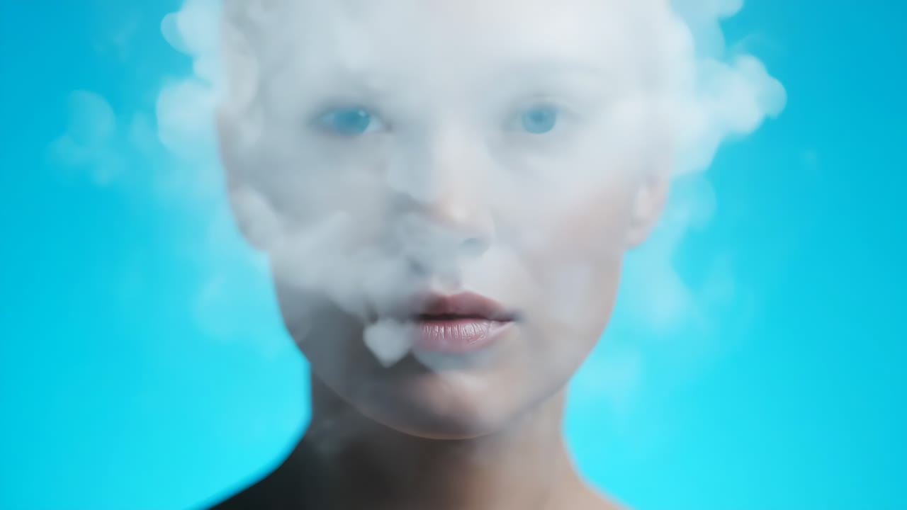 Woman with Smoke