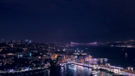 istanbul bosphorus night