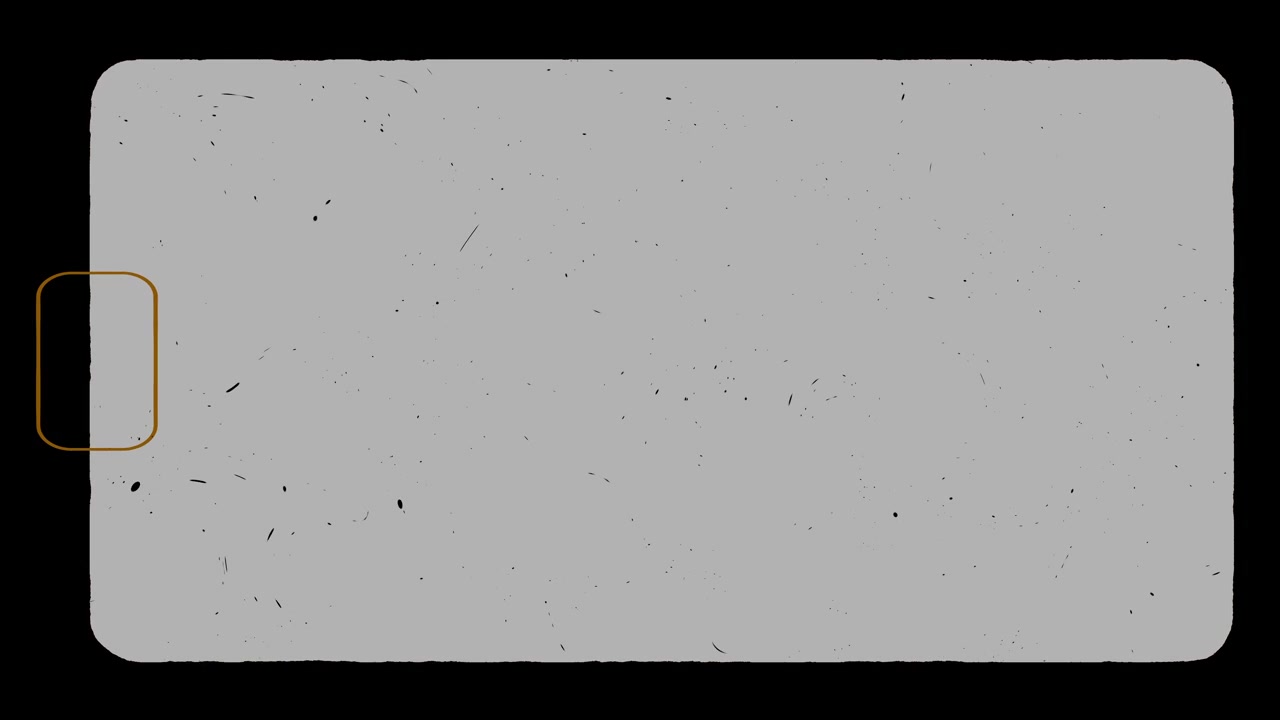 Vintage Film Frame Overlay with Dust and Scratches