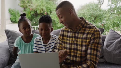 family enjoying free time at home