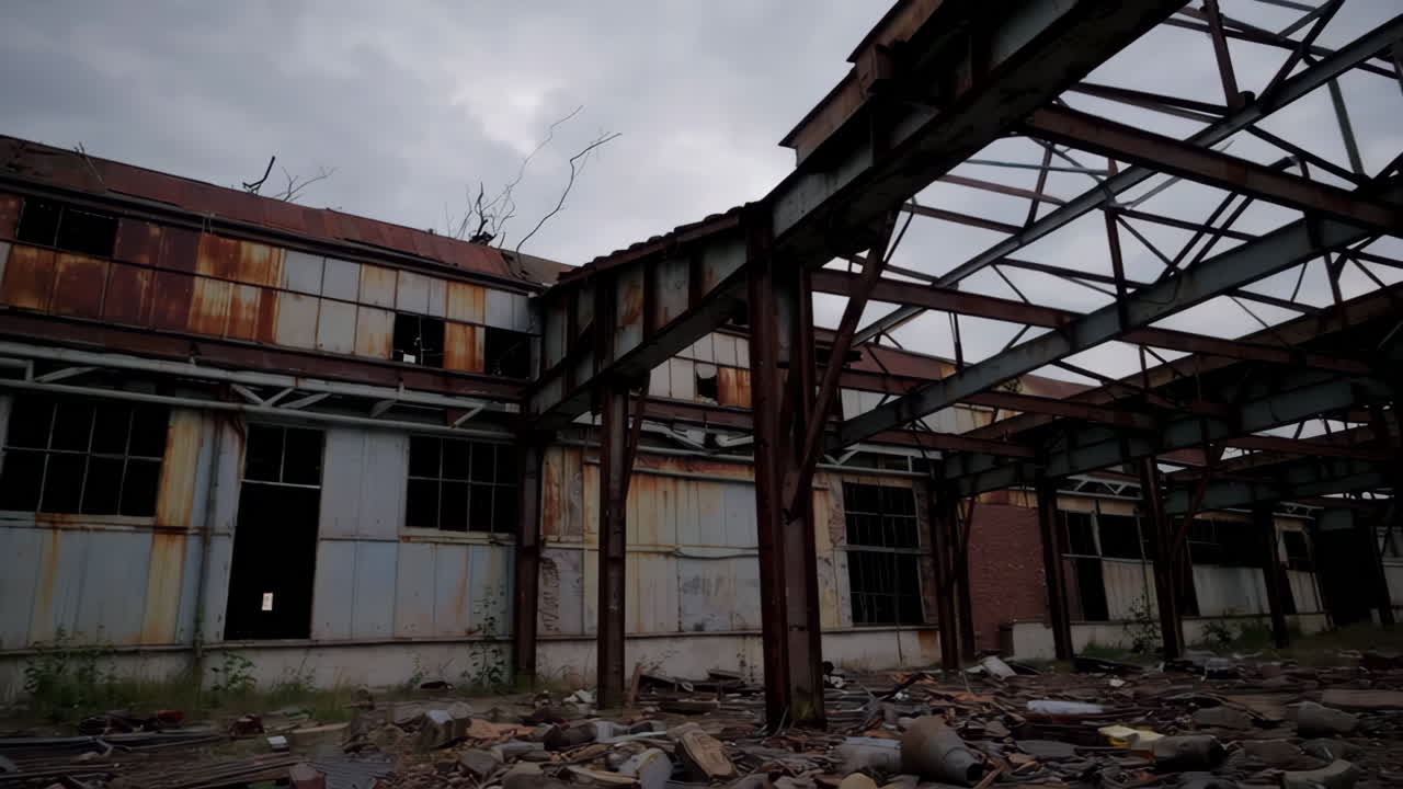 버려진 산업용 건물