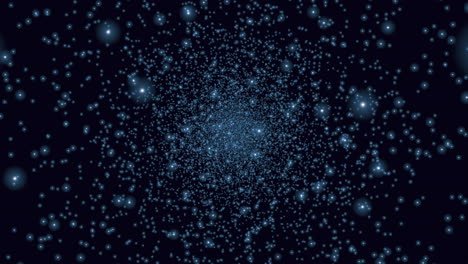 stunning circular arrangement of stars in a dark night sky