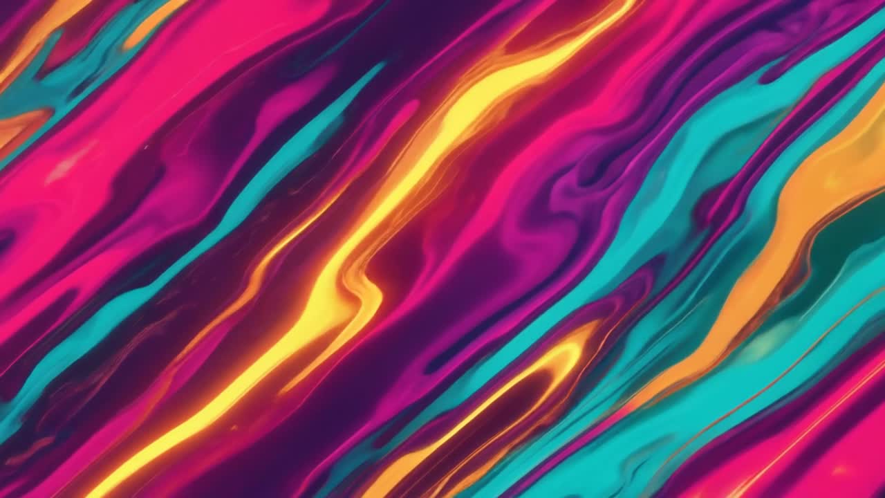 Fundo Dinâmico de Líquido Colorido Abstrato Fluindo