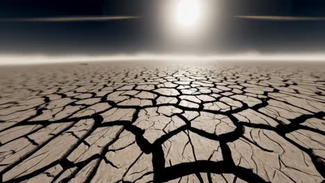 cracked earth landscape