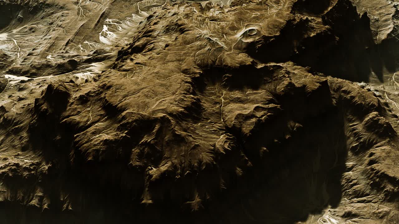 vista del paisaje del planeta alienígena