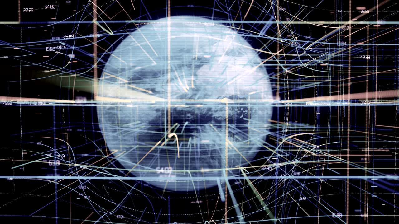 4K Digital Earth HUD.