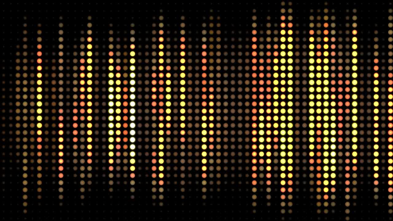 schermo led. modello di pixel. vide loop.